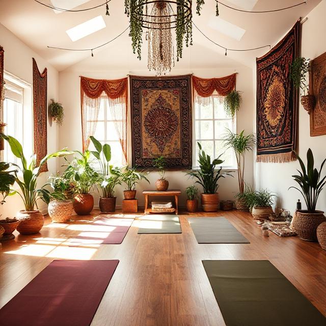 Sala de meditación - ambiente sereno